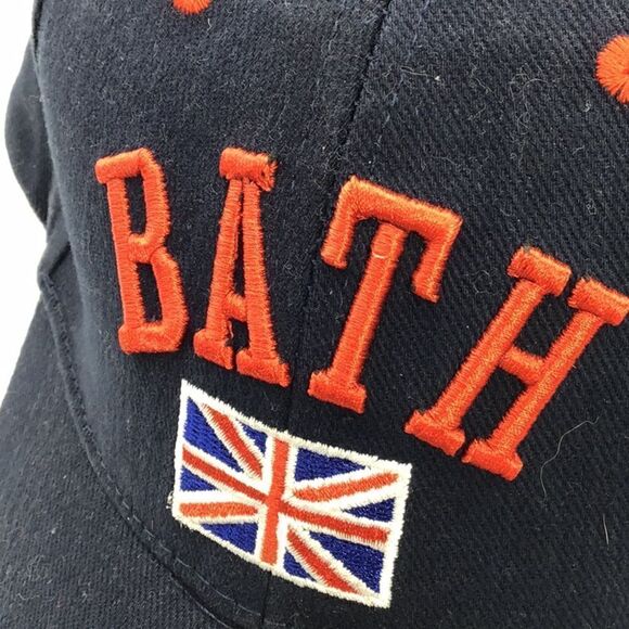 Baseball Cap Fancy That Of London Hat Unisex Navy Red Brim  Bath London England - Picture 2 of 8